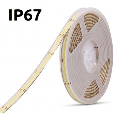 Ταινία LED 10W 1000lm 24V COB LED IP67 Ψυχρό φως 6500K Στεγανή 99LED981CW